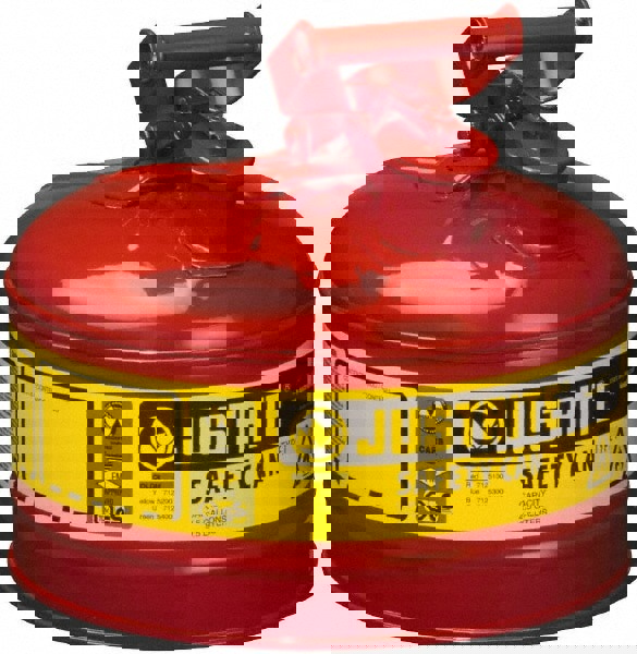 Safety Can: 2.5 gal, Steel